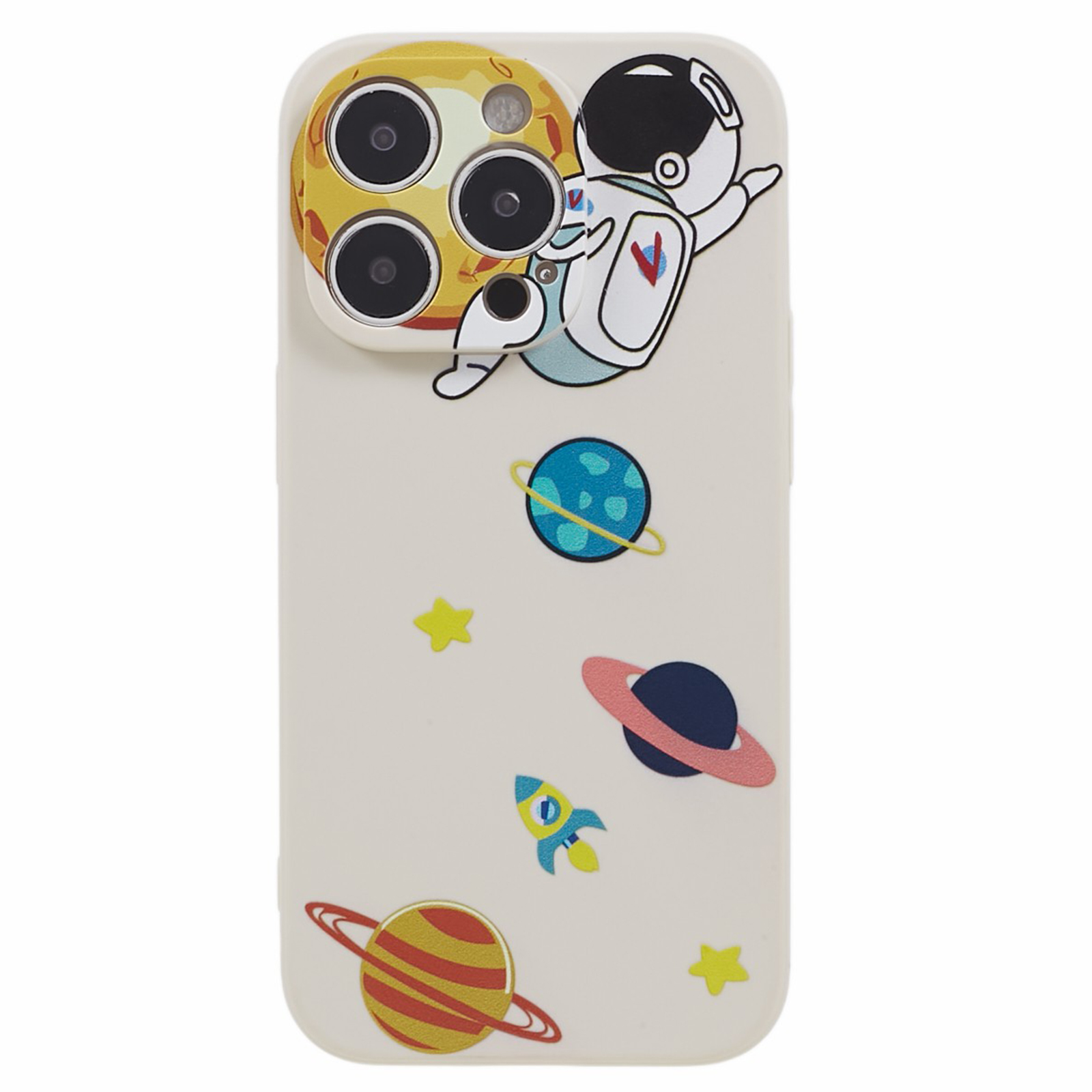 

Anti-kratzer-telefonabdeckung Für Iphone 14 Pro Max, Astronaut Muster Druckphase Tpu-hülle - Stil F, iPhone 14 Pro Max