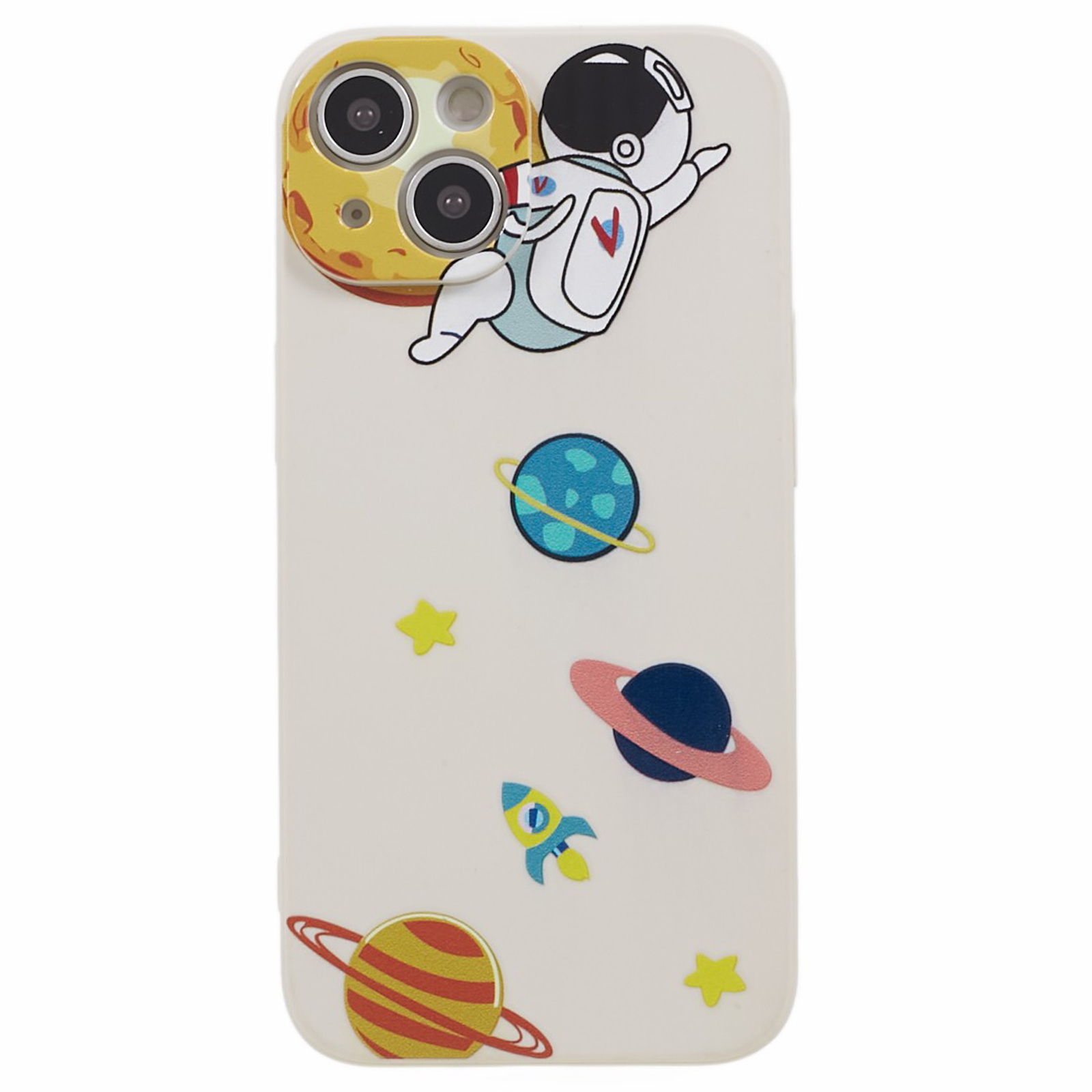 

Tpu-hülle Des Astronaut-musterdrucks Für Iphone 13, Drop-proof-schutz-telefonabdeckung - Stil E, iPhone 13
