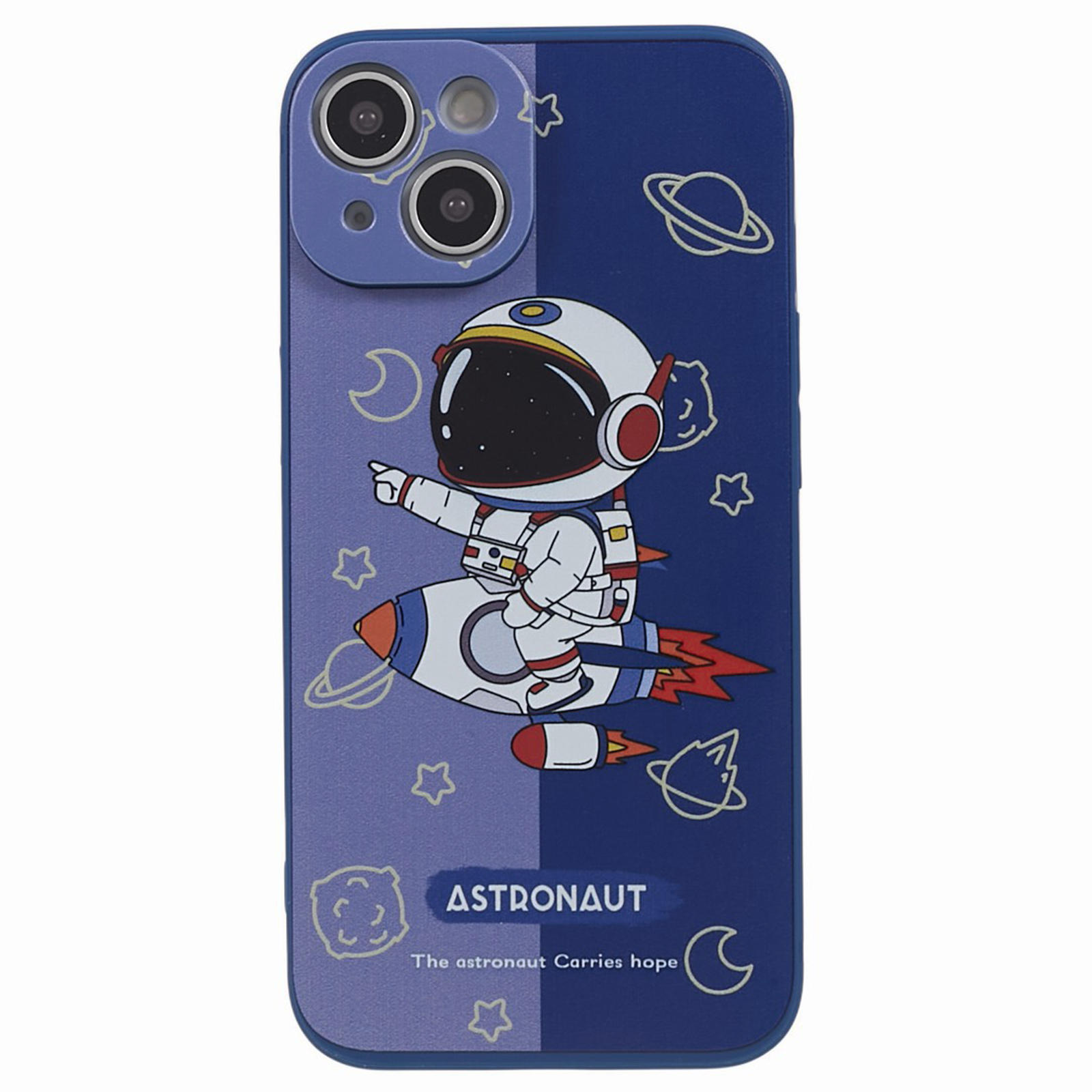 

Astronaut Muster Druckphase Für Iphone 14 Plus, Kratzfestes Telefon Tpu-cover - Stil C, iPhone 14 Plus