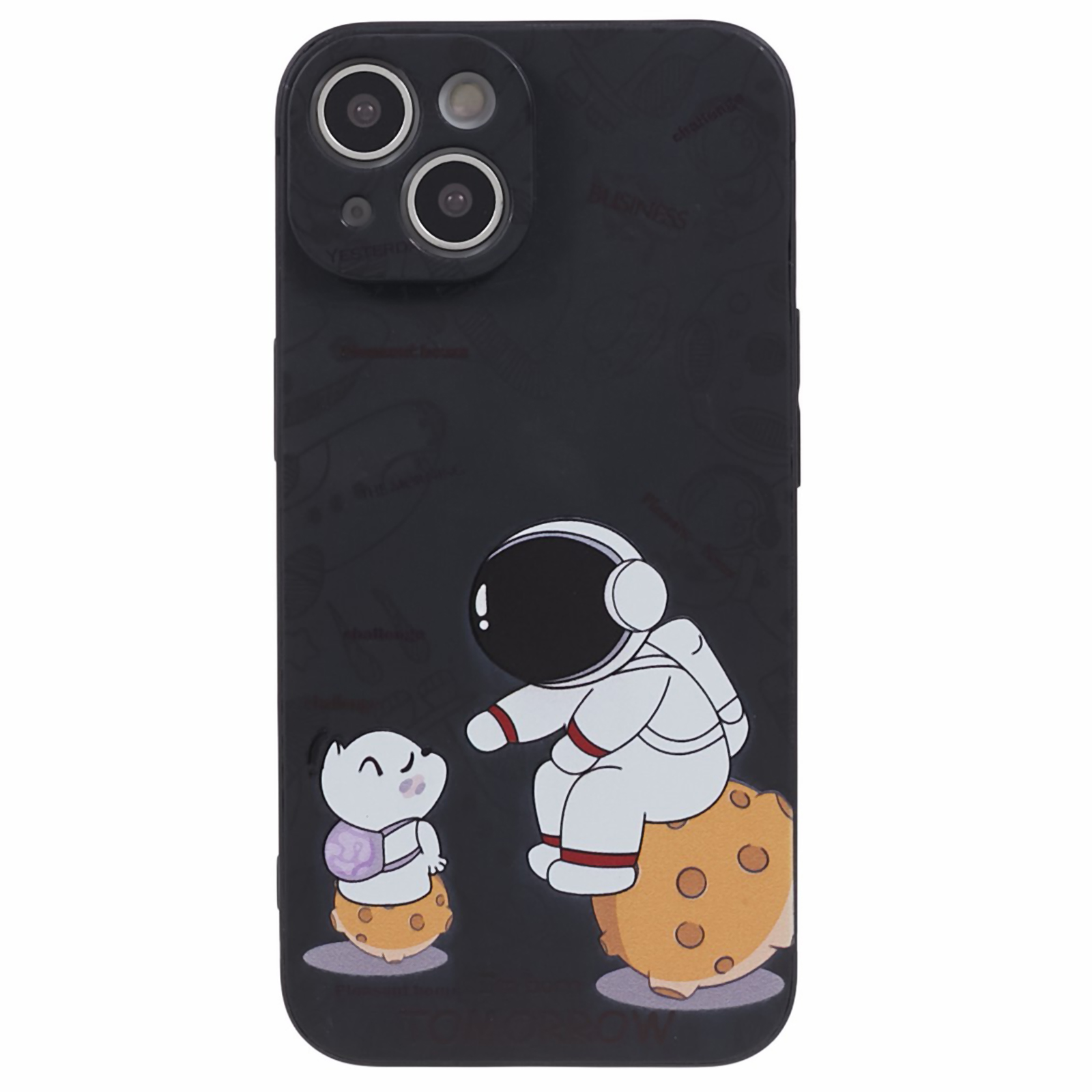 

Astronaut Muster Druckphase Für Iphone 14 Plus, Kratzfestes Telefon Tpu-cover - Stil D, iPhone 14 Plus