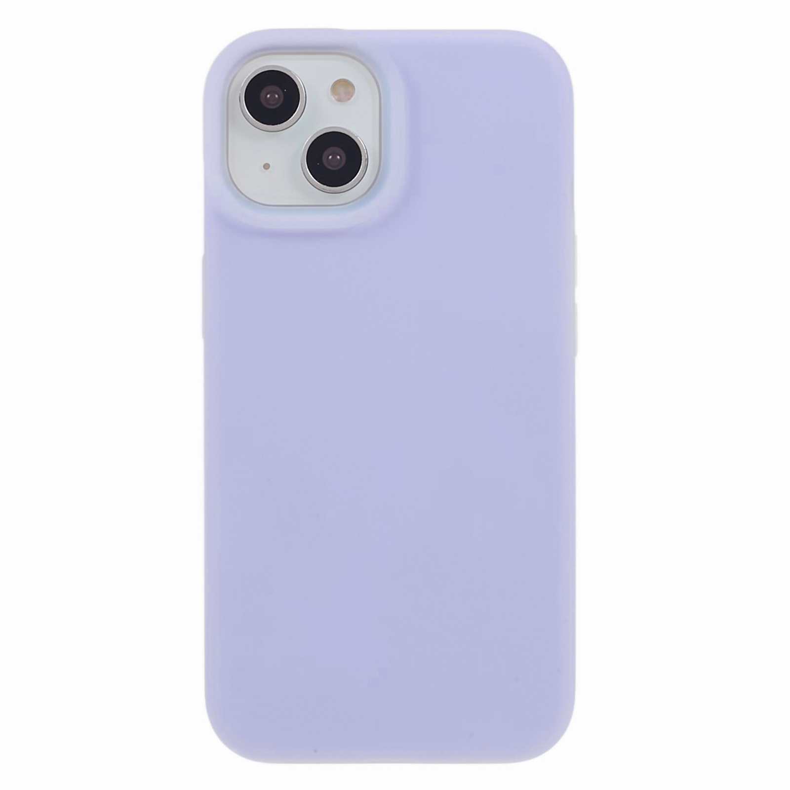

Für Das Iphone 15 Plus Gelee Flüssige Silikon+pc Phone Hülle Stoßdämpfer Anti-kratzer-rückzugabdeckung - Lila, iPhone 15 Plus