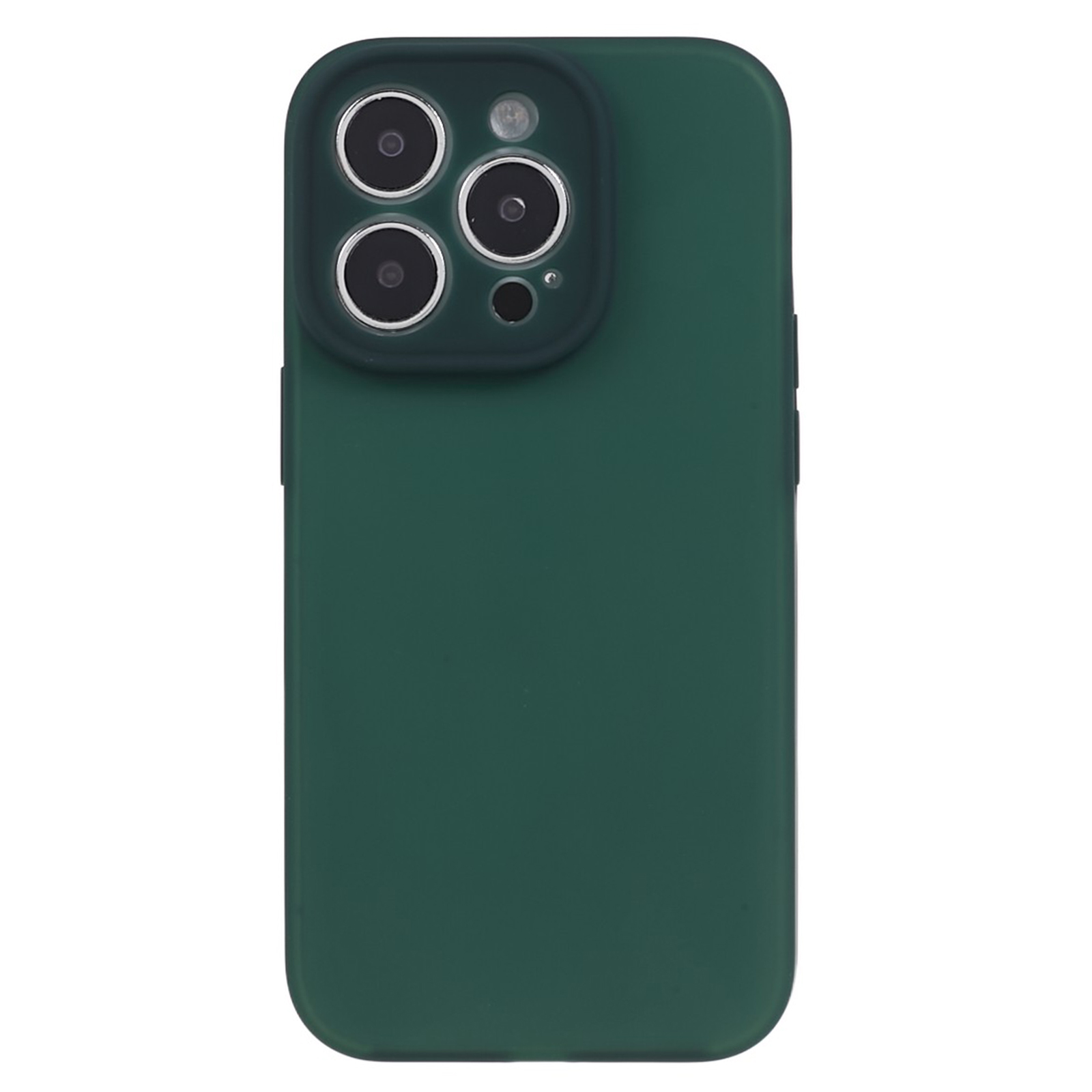 

Für Iphone 13 Pro Transucent Liquid Silicon+pc -telefonabdeckung Präziser Ausschnitt Telefonhülle - Transparent Grün, iPhone 13 Pro