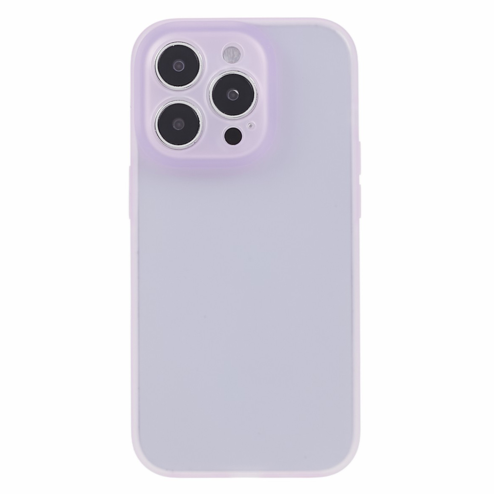 

Für Iphone 14 Pro Liquid Silicon+pc Transucent Hülle Präziser Ausschnitt Kameraschutz Telefonabdeckung - Transparent Lila, iPhone 14 Pro