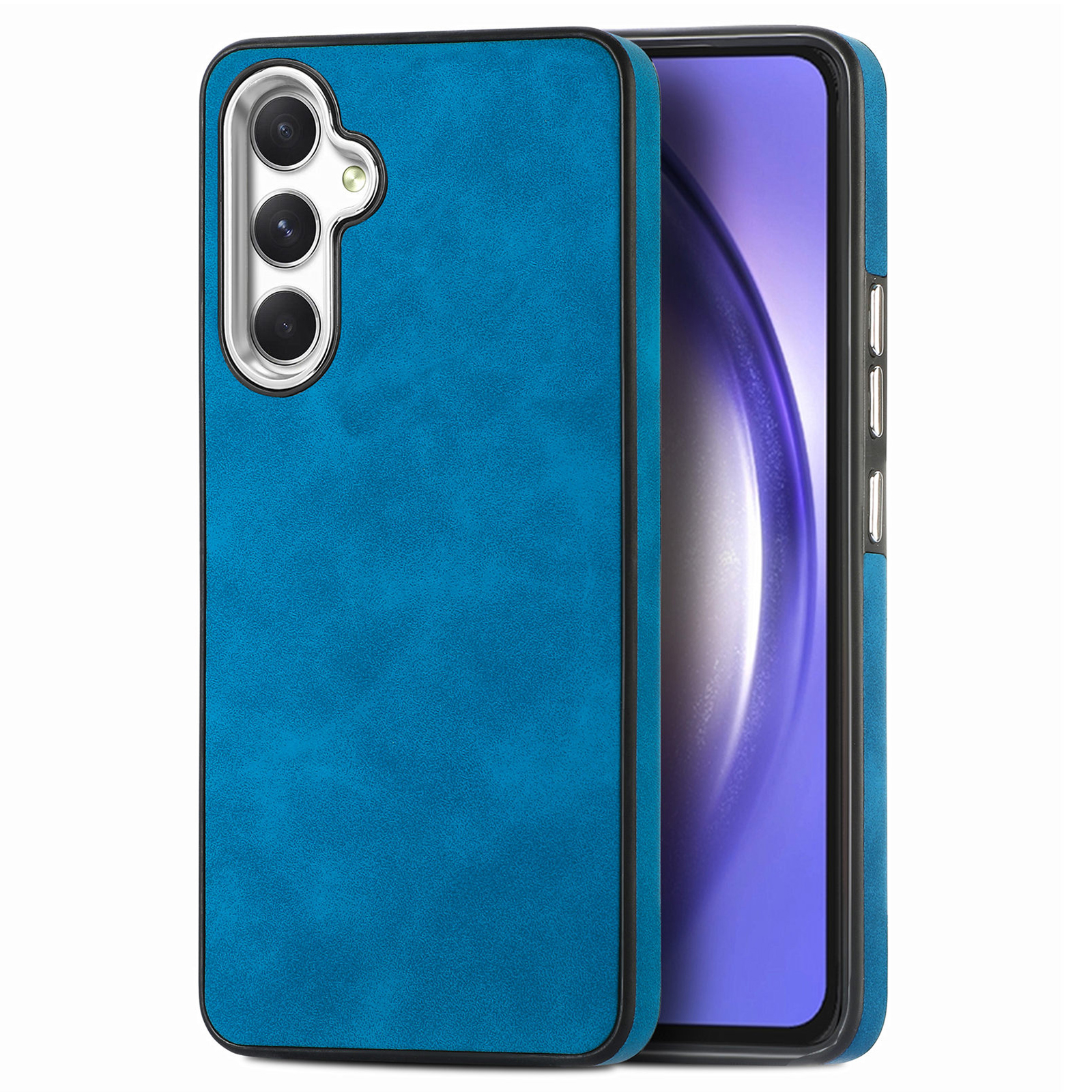 

Für Samsung Galaxy A54 5G PU Leder + TPU Skin-touch-deckungsabdeckung. - Dunkelblau, Galaxy A54 5G