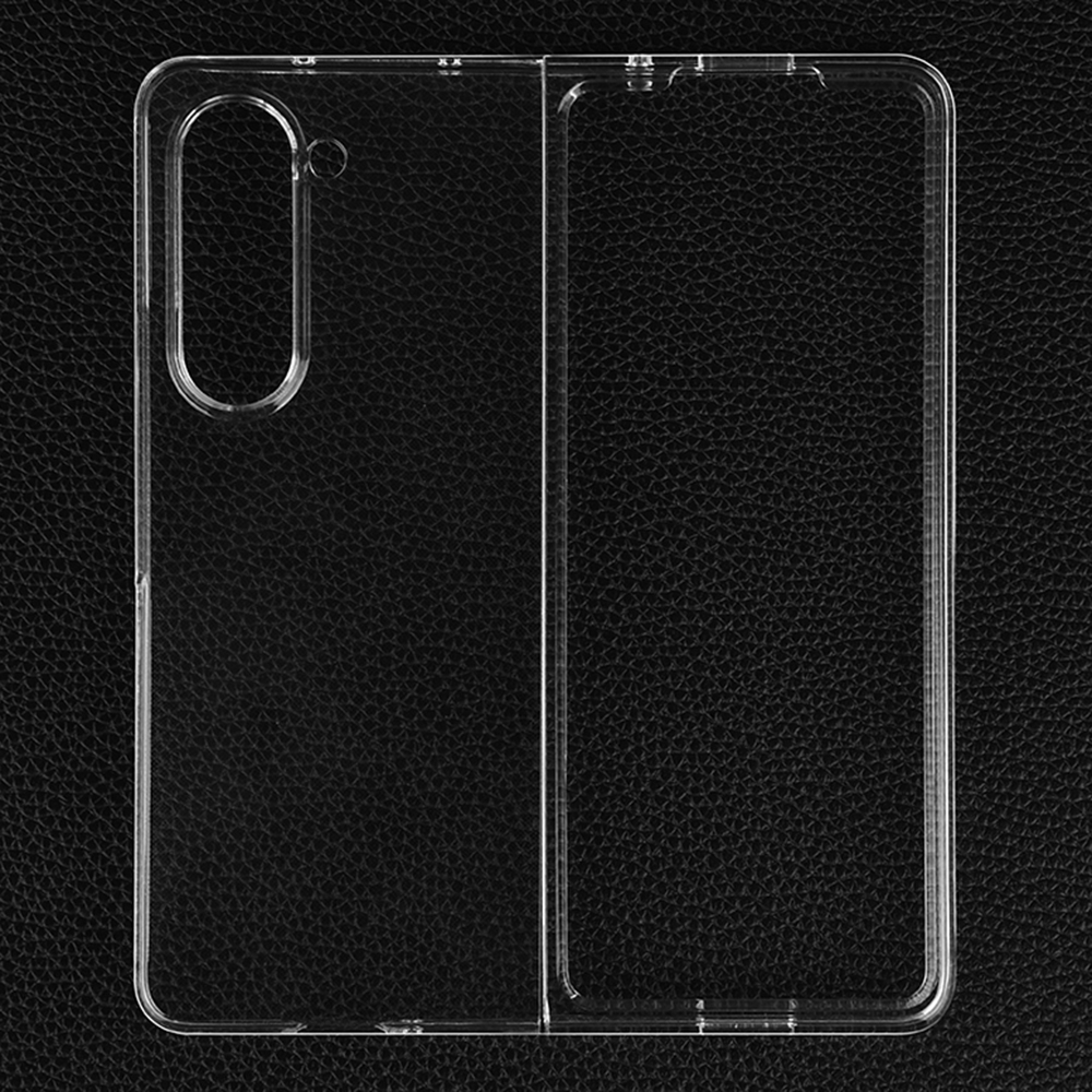 

Für Samsung Galaxy Z Fold5 5G Faltphone Phone Two-tiefe Design Transparent PC Phone Deckung, Galaxy Z Fold5 5G