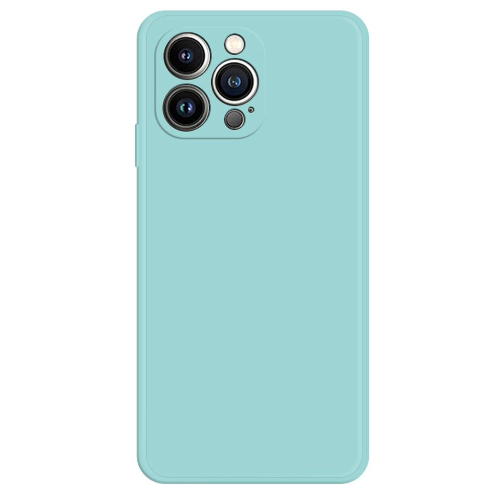 

Für Iphone 15 Pro Max Right Edge Rubberized Phone TPU Deckungsfaserfaser Telefonhülle - Cyan, iPhone 15 Pro Max