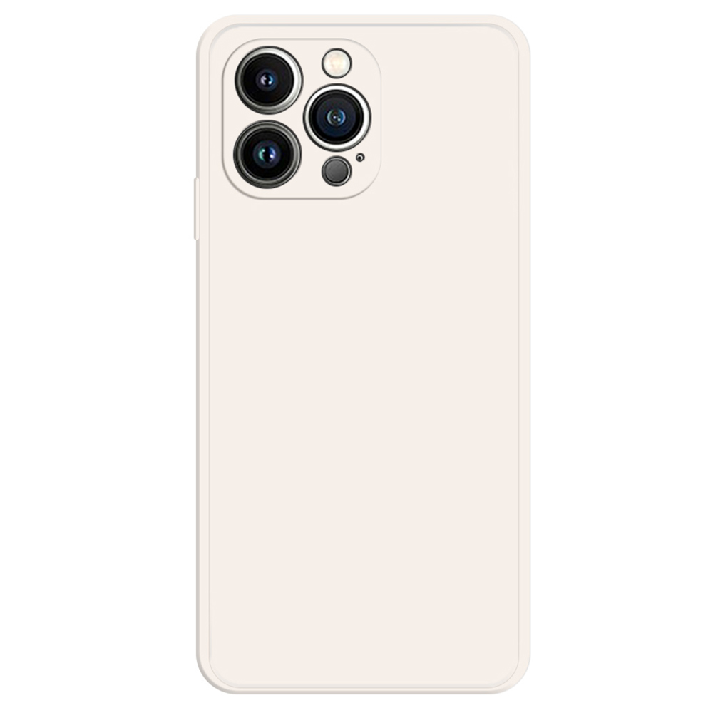 

Für Das Iphone 15 Pro Straight Edge Phone Case Faserfaserfabrik - Beige, iPhone 15 Pro