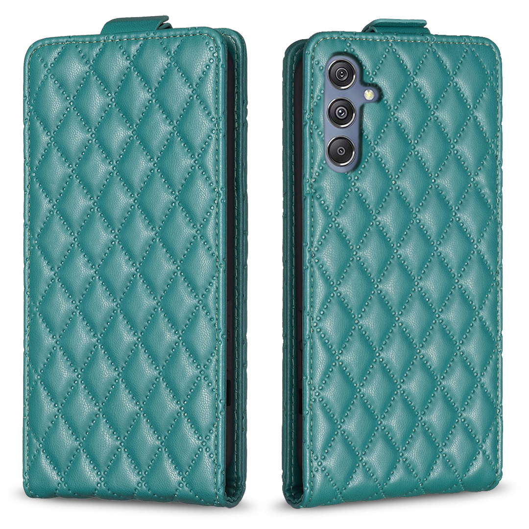 

BF30 Vertical Flip Leder Hülle Für Samsung Galaxy M34 5g, Muster -gedruckte Standkartenhalter -telefonabdeckung - Grün, Samsung Galaxy F34 5G