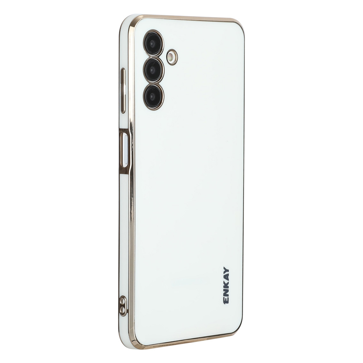 

Enkay Hat Prince Für Samsung Galaxy A34 5G TPU Phone Hülle Präzise Ausschnitt Elektroplattenkante Abdeckung - Weiß, Galaxy A34 5G