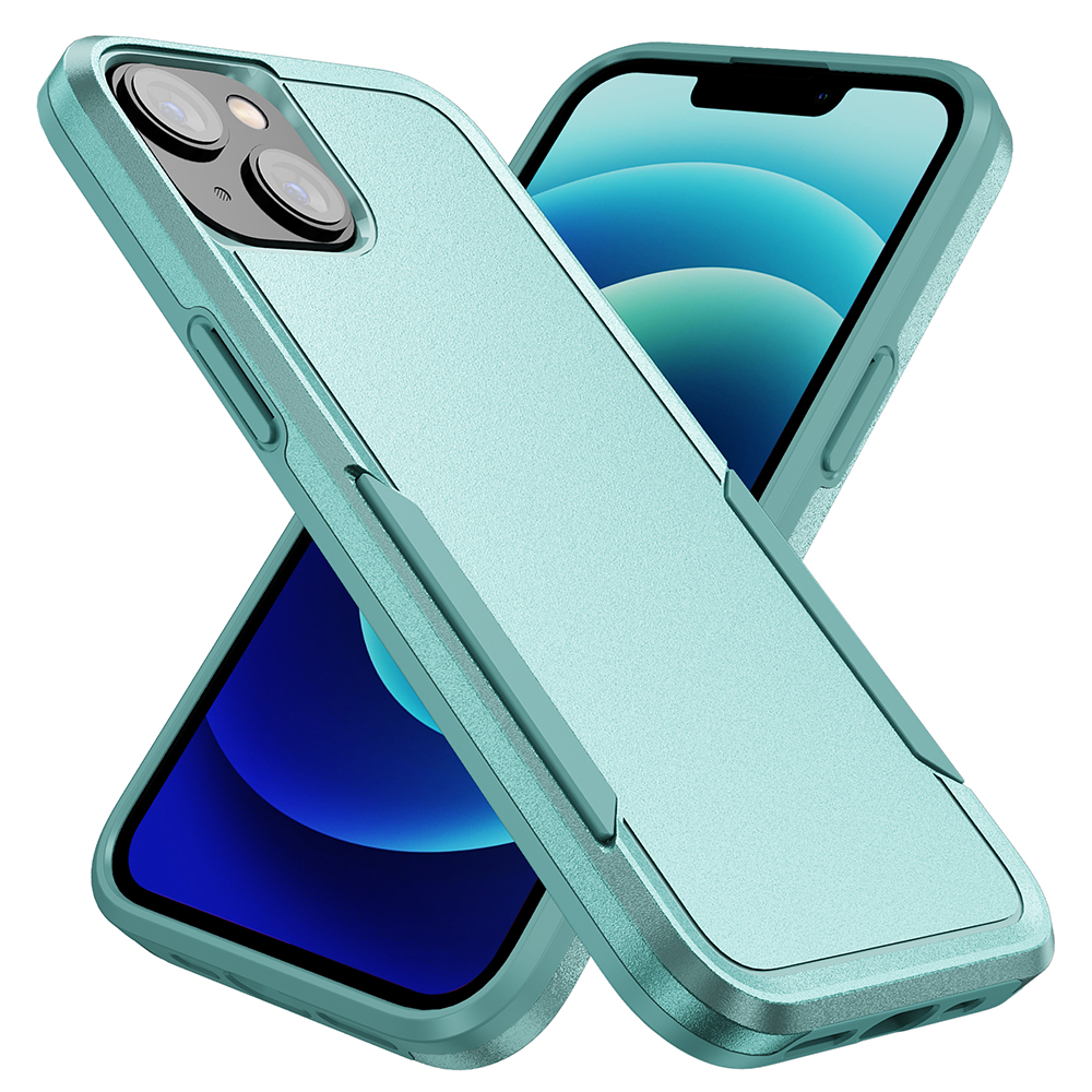 

Für Iphone 15 PC+TPU Drop-proof-telefonhülle Anti-kratzerschutzabdeckung - Grün, iPhone 15