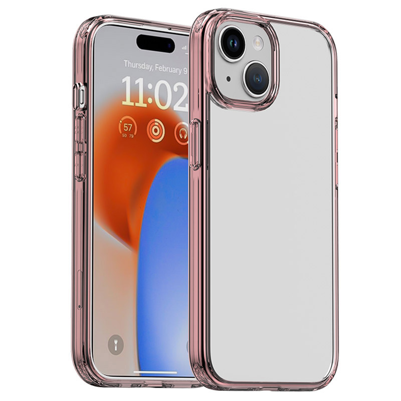 

Ipaky TPU + Pc-telefonhülle Für Iphone 15 Plus, Transparentes Telefonabdeckung Gegen Kratzer - Transparent Rot, iPhone 15 Plus