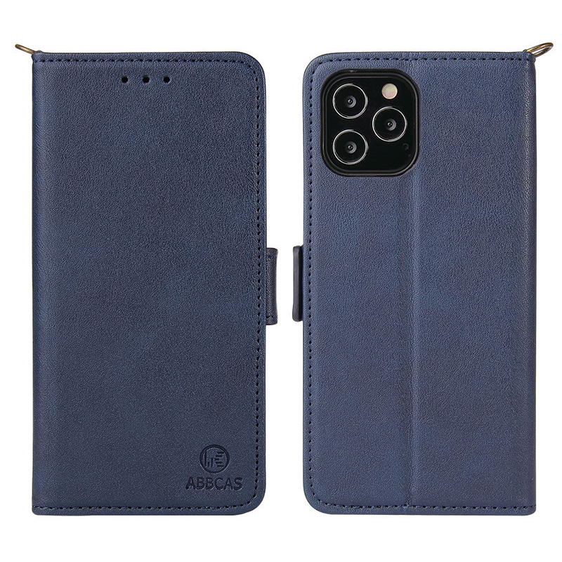 

Abbcas Für Iphone 15 Pro Max PU Leder Flip Hülle Ameise Textur Stand Wallet Telefonabdeckung - Blau, iPhone 15 Pro Max