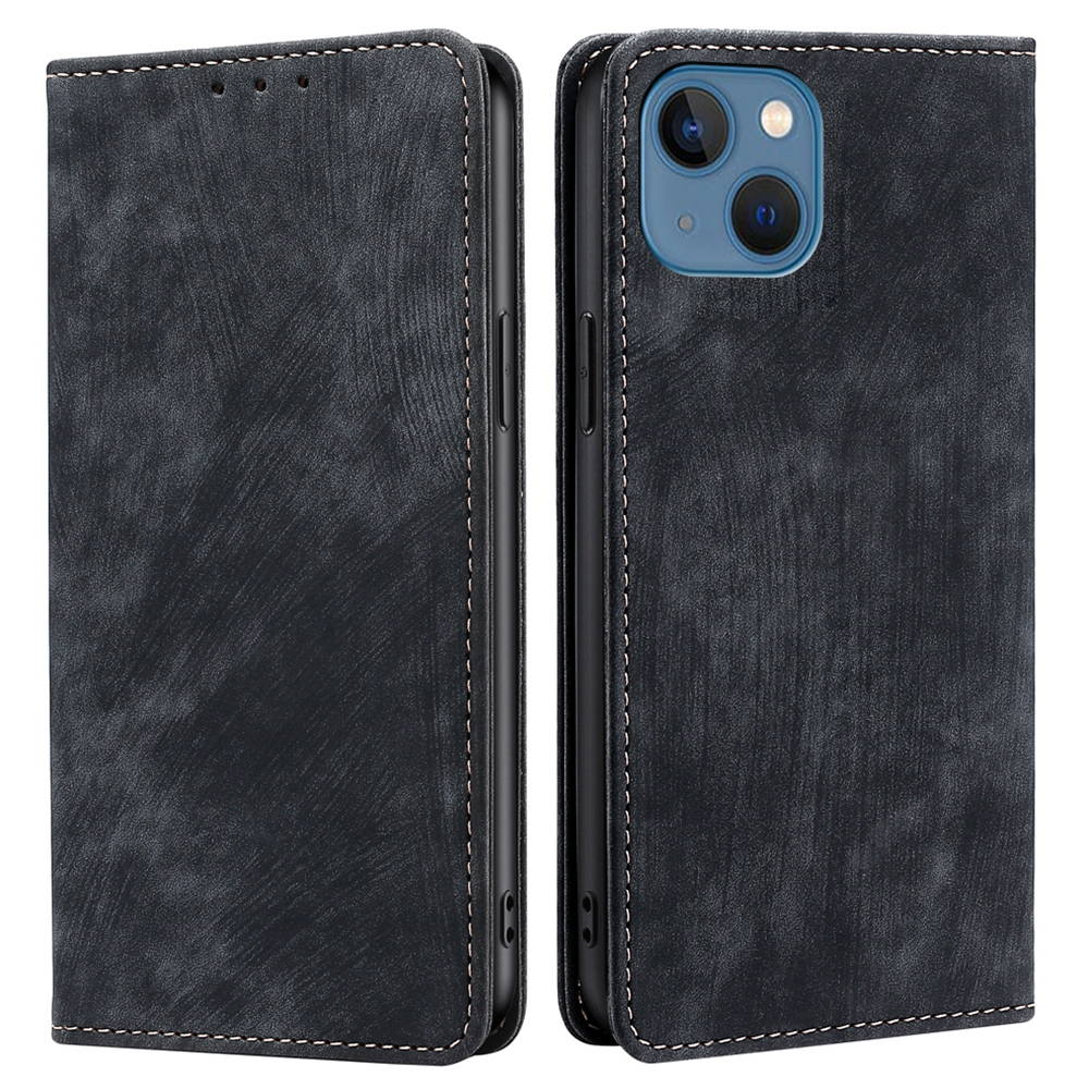 

Telefonhülle Für Iphone 15 Pro Max, Magnetischer Verschluss PU Leder RFID Blockierende Flip -wallet -standabdeckung - Schwarz, iPhone 15 Pro Max