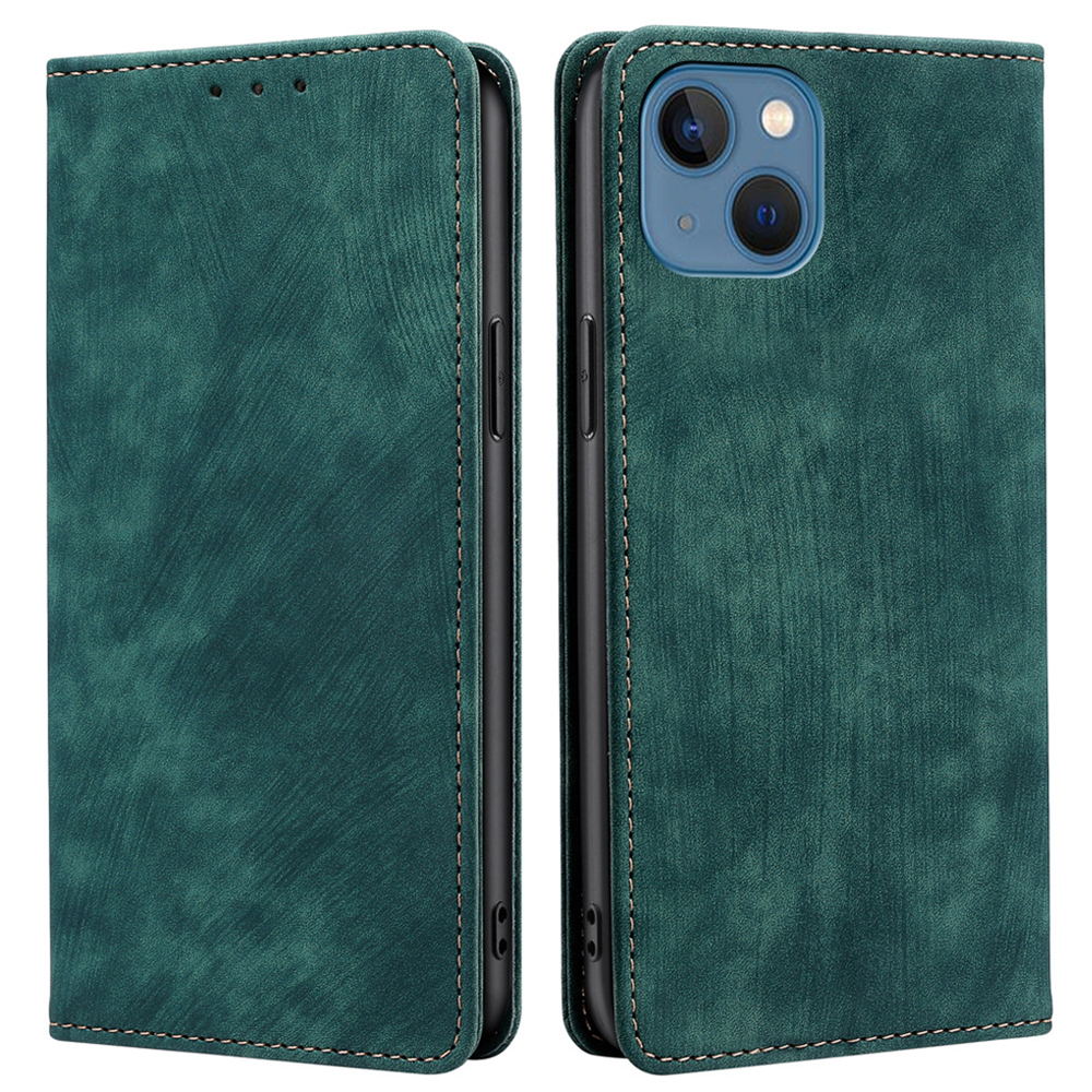 

Telefonhülle Für Iphone 15 Pro Max, Magnetischer Verschluss PU Leder RFID Blockierende Flip -wallet -standabdeckung - Grün, iPhone 15 Pro Max