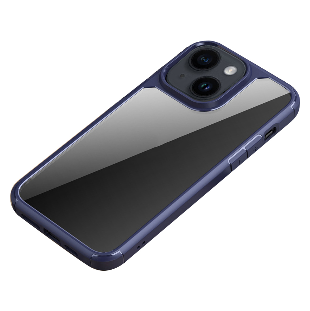 

Anti-kratzer-telefonhülle Für Iphone 15 Schutzhybrid-pc + Tpu-telefonabdeckung - Lila, iPhone 15