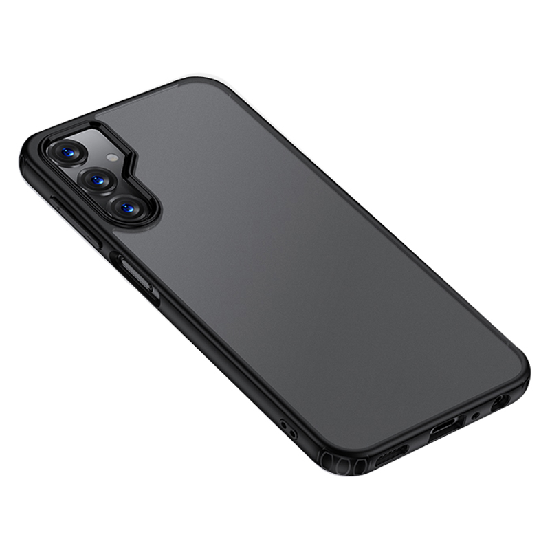 

Für Samsung Galaxy A25 5G PC+TPU -telefonhülle Airbag Corner Protective Telefonabdeckung - Matt-schwarz, Galaxy A25 5G