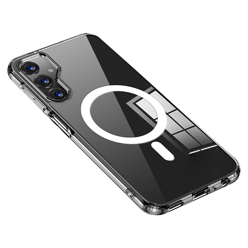 

Telefonkoffer Kompatibel Mit Magsafe Für Samsung Galaxy A25 5g, PC+TPU -schutzhilfe - Transparent, Galaxy A25 5G