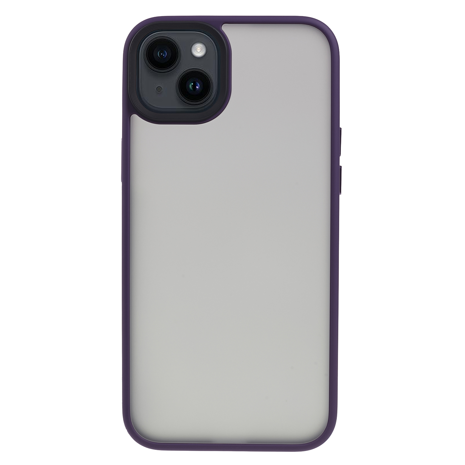 

Fulexin Stoßdeliedelefonhülle Für Iphone 15 Skin-Touch Tpu+acrylmatte Telefonabdeckung - Lila, iPhone 15