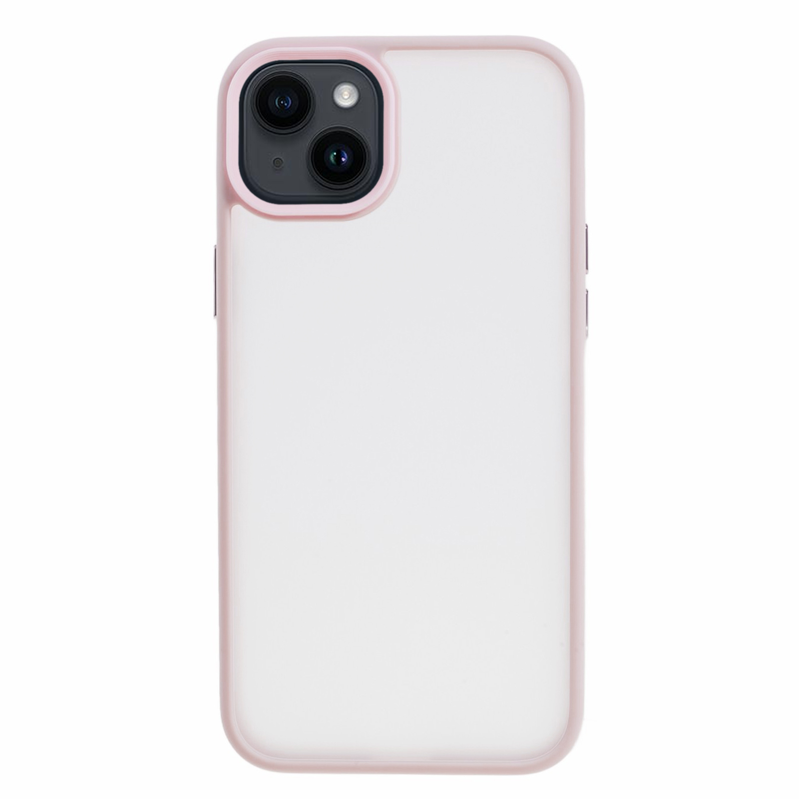 

Fulexin Stoßdeliedelefonhülle Für Iphone 15 Skin-Touch Tpu+acrylmatte Telefonabdeckung - Rosa, iPhone 15