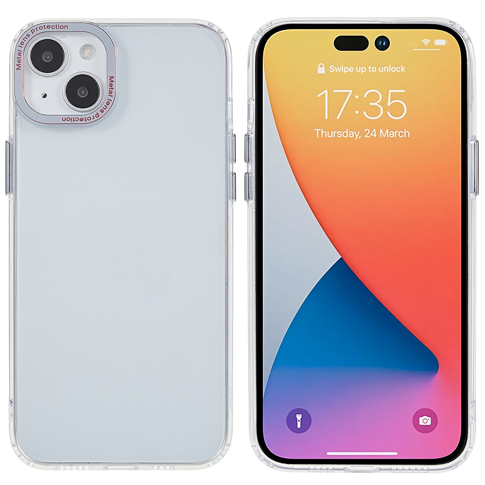 

Fulexin Anti-scratch-telefonhülle Für Iphone 15 Plus Schocksicheres Tpu+acrylkristall-clear-telefonabdeckung - Blau, iPhone 15 Plus