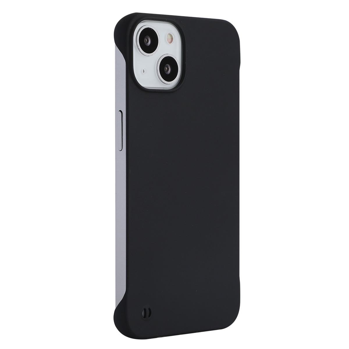 

Enkay Hut Prince Telefon Hülle Für Iphone 15 Plus, Gummierte Matte Hard -pc -rahmenabdeckung - Schwarz, iPhone 15 Plus