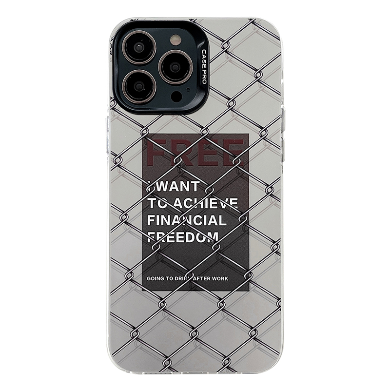

Elektroplattierte Silberreihen -telefonhülle Für Iphone 14 Pro Max Muster Druckpc+tpu Hybrid -abdeckung - Ich Möchte Freiheit Erreichen, iPhone 14 Pro Max