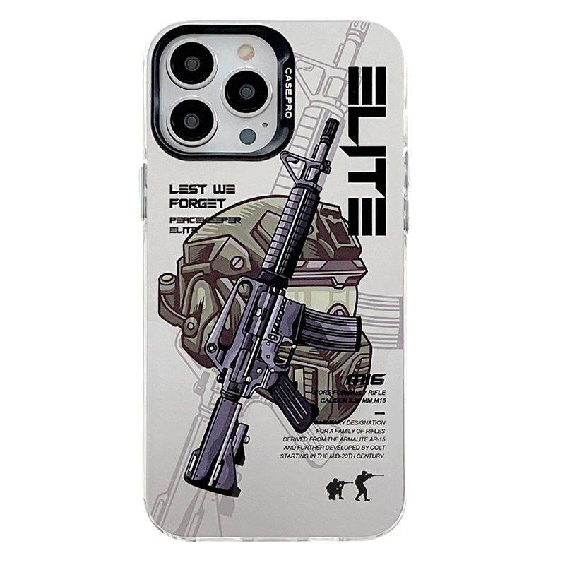 

Elektroplattierte Silberreihen -telefonhülle Für Iphone 14 Pro Max Muster Druckpc+tpu Hybrid -abdeckung - Halten Sie Den Frieden 2, iPhone 14 Pro Max