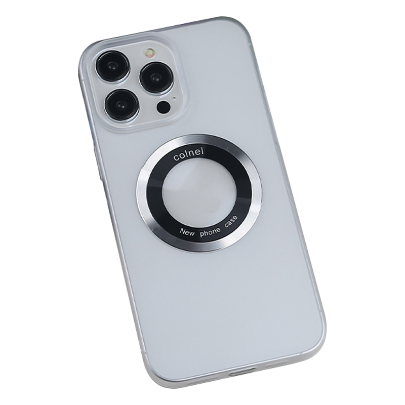

Magnetisch Durchscheinend Mattes Pc-telefonfall Für Iphone 13 Pro Drop-proof-rückseite Mit Magsafe Kompatibel - Durchscheinend Weiß / Silber, iPhone 13 Pro