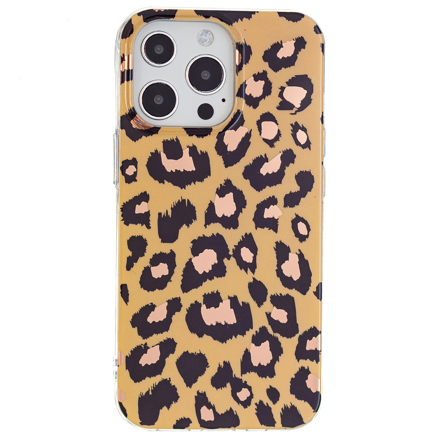 

Für Das Iphone 15 Pro IMD -muster Soft TPU -telefonhülle Elektroplierendes Schutzphase - Elektroplattierter Leopardendruck, iPhone 15 Pro