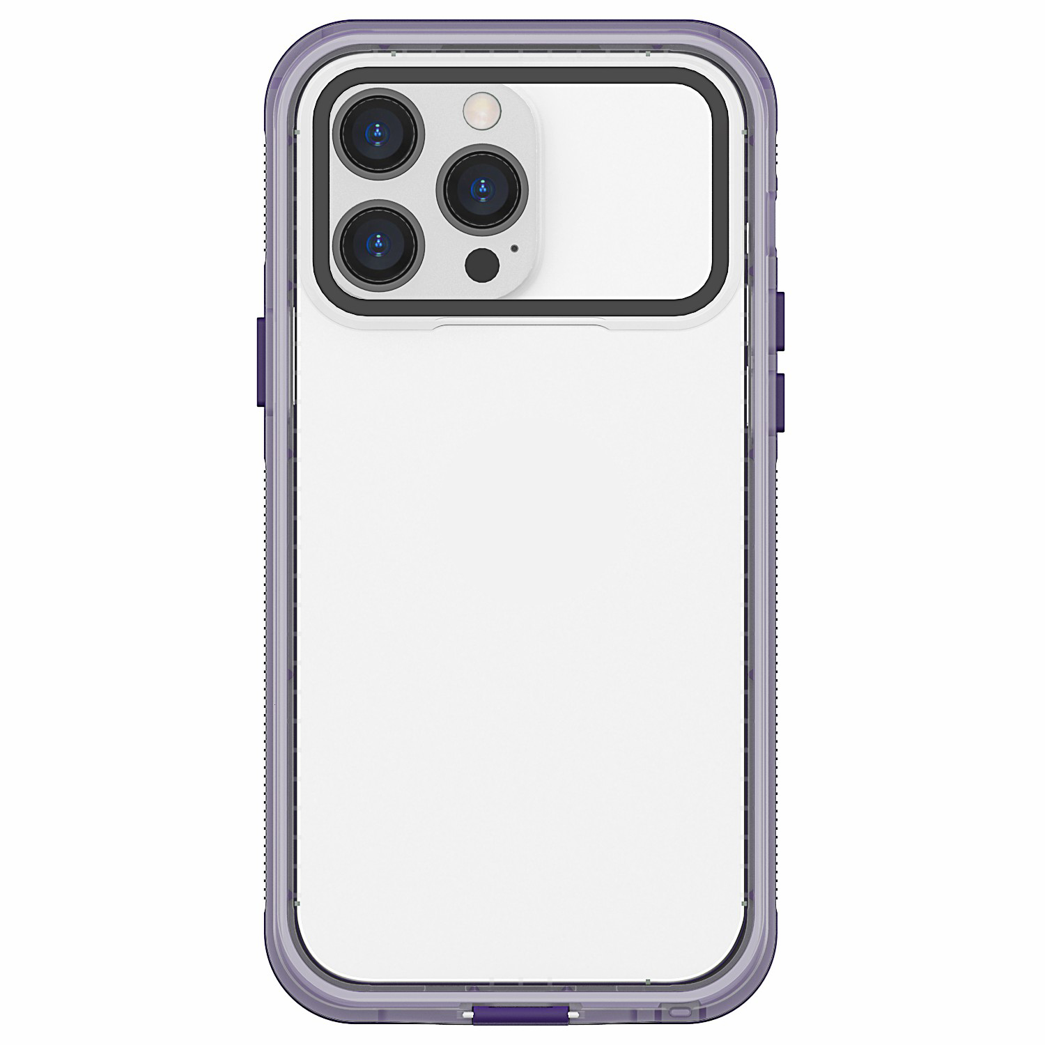 

IP68 Wasserdicht - Transparent Lila, iPhone 15 Pro Max