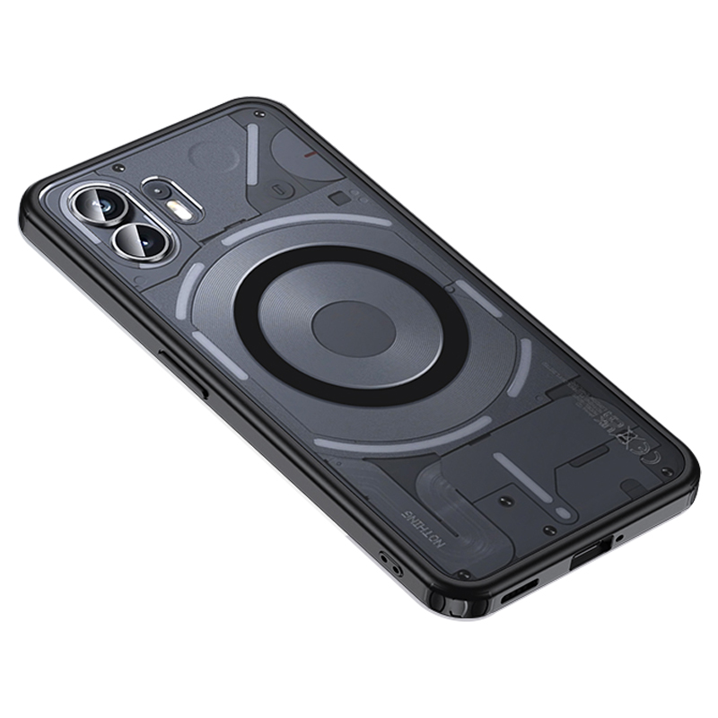 

Magnetische Telefonkoffer Für Nichts Telefon (2), PC+TPU -telefonabdeckung, Das Mit Magsafe Kompatibel Ist - Matt-schwarz, Nothing Phone (2)
