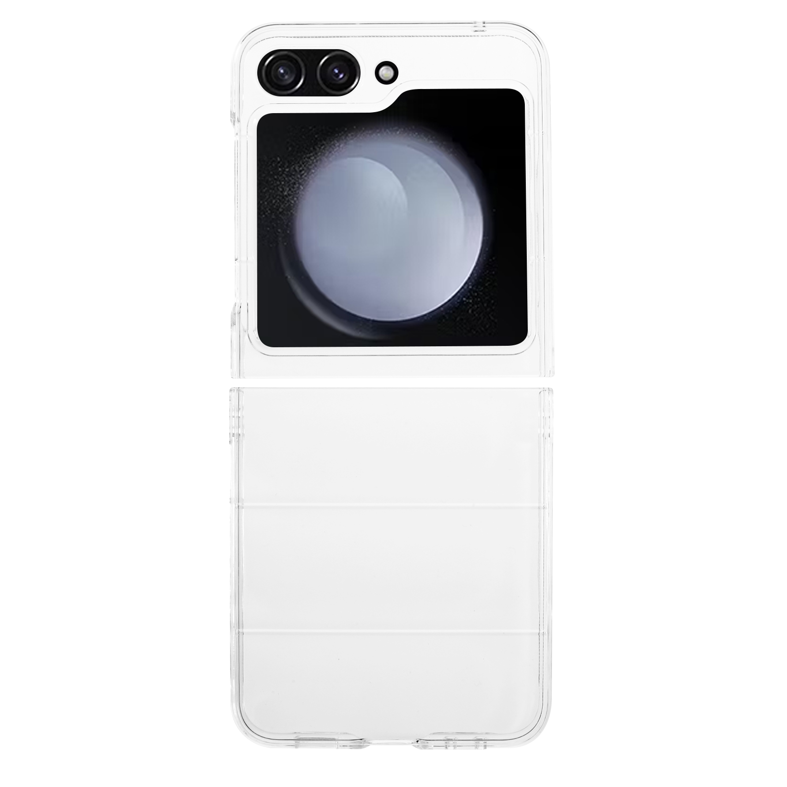 

Für Samsung Galaxy Z Flip5 5G Clear Phone Case Anti-kratzer-hard-pc-rückzugabdeckung, Galaxy Z Flip5 5G