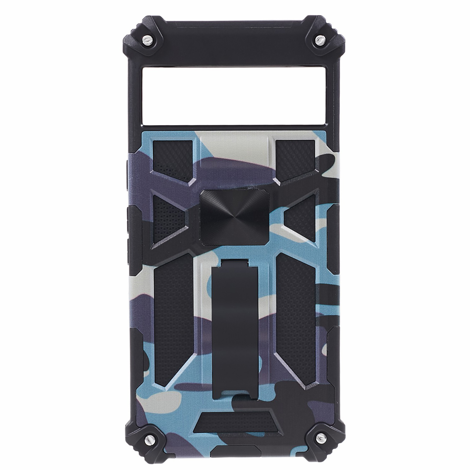 

Für Google Pixel 8 Pro Anti-Scratch PC+TPU Phone Case Camouf1 - Navy Blau, Google Pixel 8 Pro
