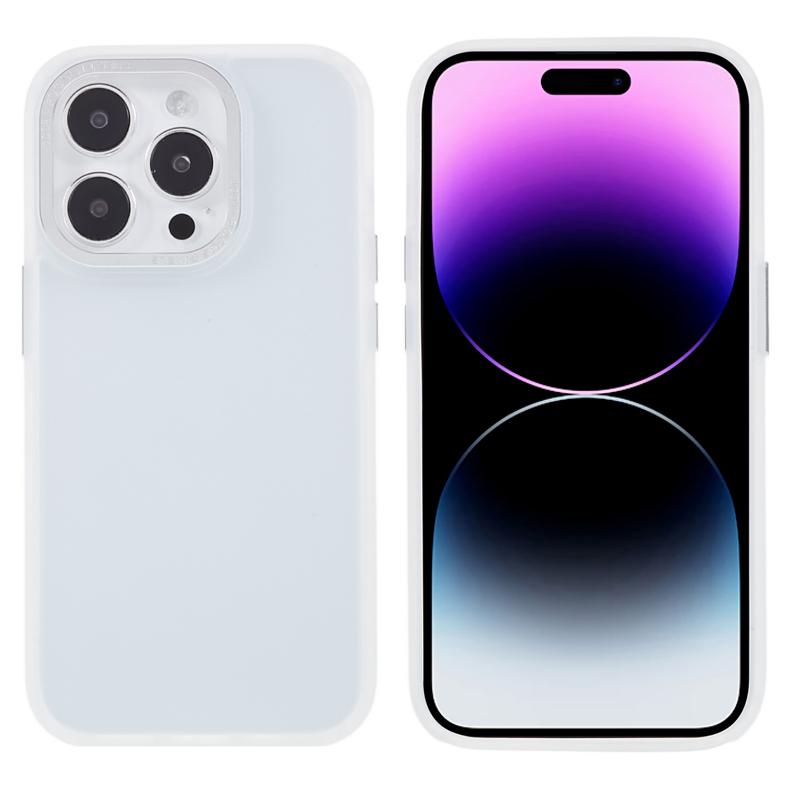

Fulexin Für Iphone 15 Pro Max Phone Case PC + TPU Schockfeste Schutzabdeckung Mit Metalllinsenrahmen - Transparent, iPhone 15 Pro Max