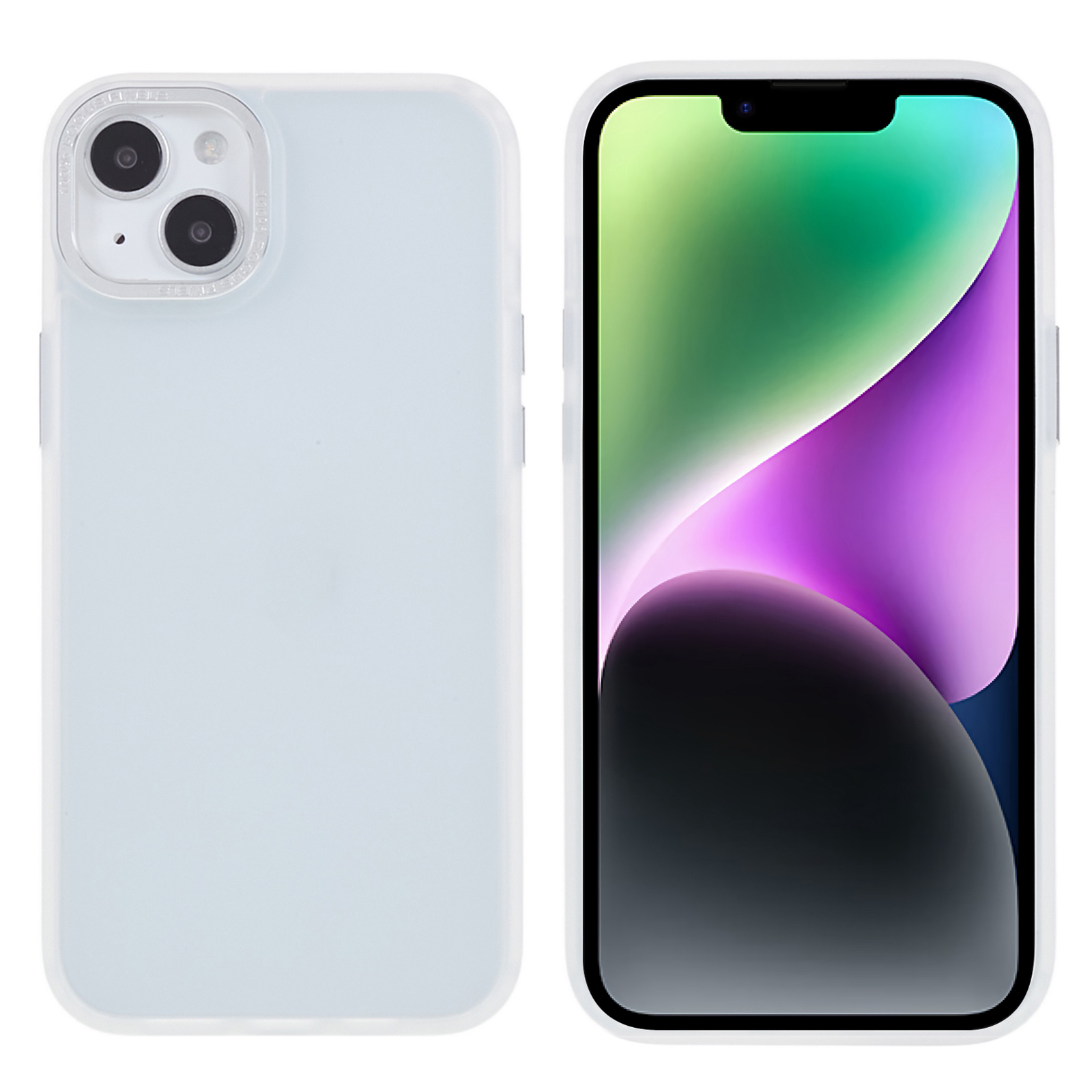 

Fulexin Für Iphone 15 Plus Schutzhülle Hartes PC Soft TPU -telefonabdeckung Mit Metalllinsenrahmen - Transparent, iPhone 15 Plus