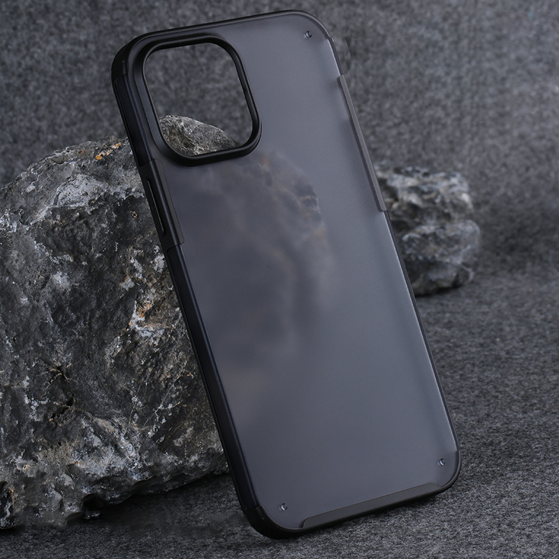

X-level Für Iphone 14 Pro Max Frosted PC+TPU Phone Hülle Matte Anti-kratzer-telefon-shell-abdeckung - Schwarz, iPhone 14 Pro Max