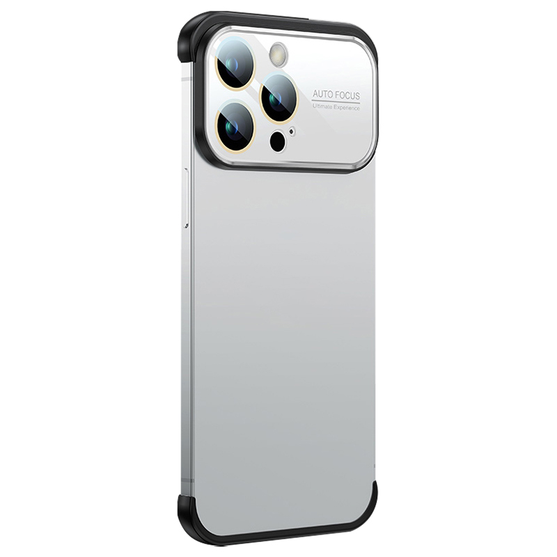 

Tpu+acryl-objektivschutz-stoßfänger Für Iphone 12 Pro 6,1 Zoll No-rim Slim Phone Cover - Weiß, iPhone 12 Pro