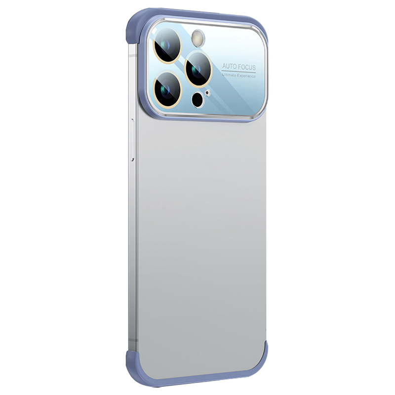 

Schlankes Stoßfängergehäuse Für Iphone 13 Pro Max 6,7 Zoll Tpu+acryllinse Guard No-rücken-telefonabdeckung - Baby Blau, iPhone 13 Pro Max