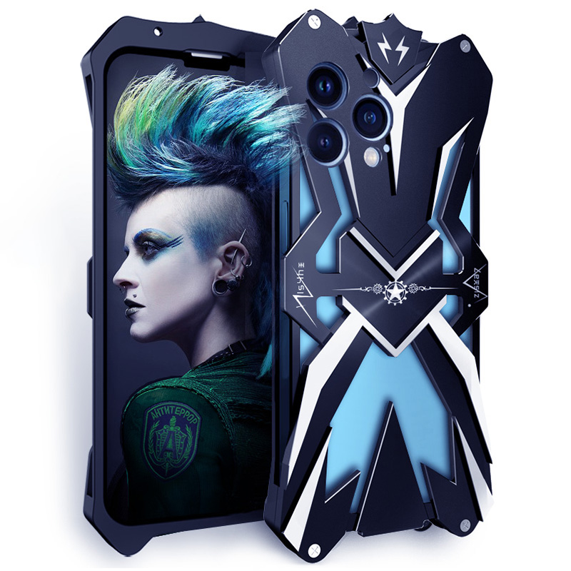 

Schockdes Telefongehäuse Für Iphone 12 Pro Max 6,7 Zoll Aluminiumlegierung Schutzschutzabdeckung, iPhone 12 Pro Max