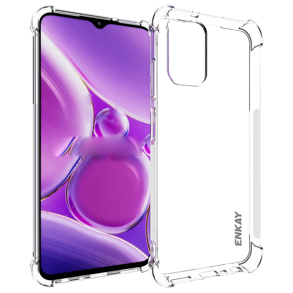 

Enkay Hut Prince Clear TPU Telefonkoffer Für Nokia G42, Stoßdämpfer Shell Anti-slip Strip Edge Smartphone-abdeckung, Nokia G42