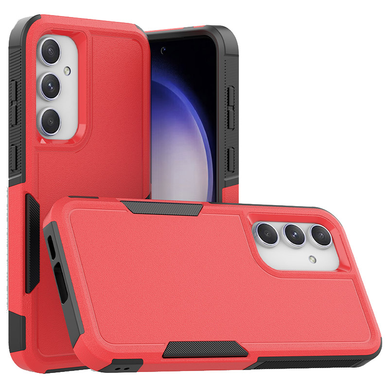 

Pc+tpu-telefonhülle Für Samsung Galaxy S23 fe Protective Cover Anti-kratzer-telefonhülle - Rot, Galaxy S23 FE