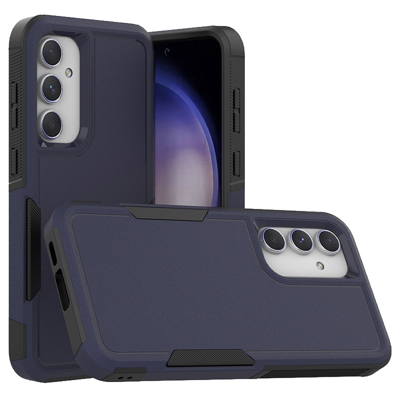 

Pc+tpu-telefonhülle Für Samsung Galaxy S23 fe Protective Cover Anti-kratzer-telefonhülle - Dunkelblau, Galaxy S23 FE