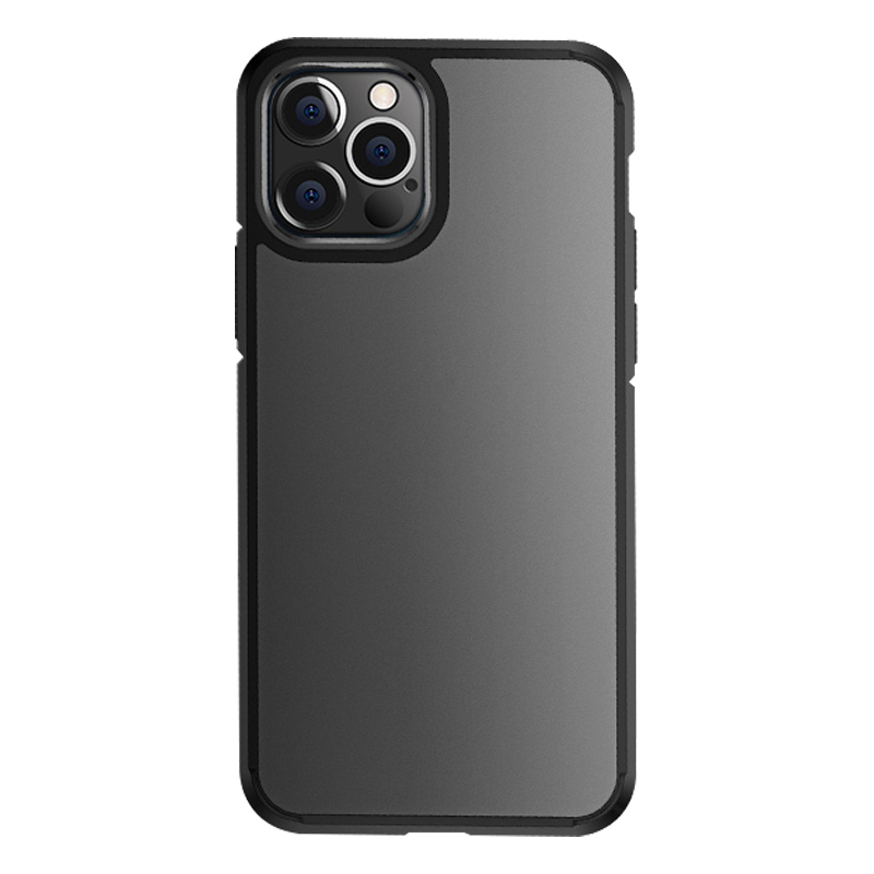 

X-level Anti-Fall Slim Phone Hülle Für Iphone 15 Pro Max PC Back Rückenweiche Tpu-kanten Anti-gelbe Mattes Telefonabdeckung - Schwarz, iPhone 15 Pro Max