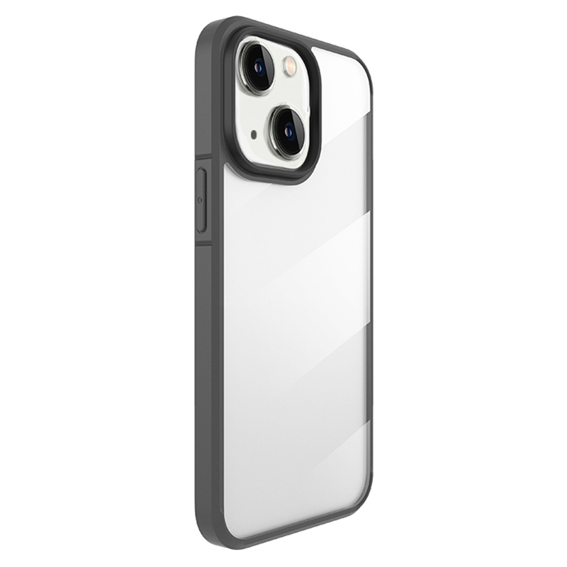 

X-level Für Iphone 15 Telefon-shell-acryl + Silikon-schockdosenkoffer Mobiltelefon Zurück-deckung - Grau, iPhone 15