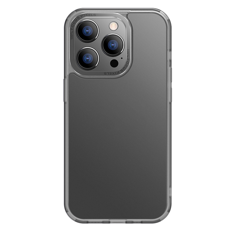 

X-level Für Iphone 15 Pro TPU+PC Matte Case Anti-kratzer-telefonabdeckung Mit Metalllinsenrahmen - Schwarz, iPhone 15 Pro