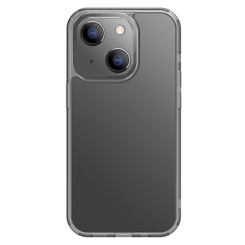 

X-level Für Iphone 15 Plus Anti-drogen-matthülle Metall-objektivrahmen Tpu+pc-telefonabdeckung - Schwarz, iPhone 15 Plus