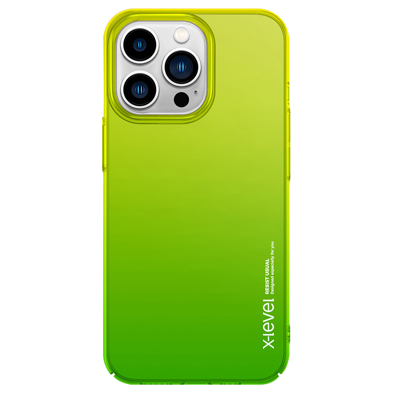 

X-level Für Iphone 15 Pro Max Colorful Series Hardpc Back Protector Case Color Spleißen Telefonabdeckung - Gelb, iPhone 15 Pro Max