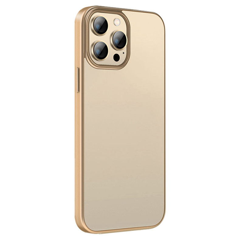 

X-level Für Iphone 15 Pro Max Anti-drop Transparentes Telefonabdeckung Elektroplieren Weiche Tpu-hülle - Gold, iPhone 15 Pro Max