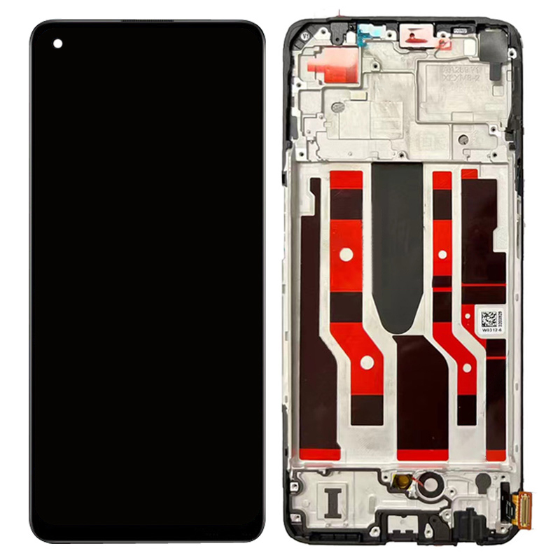 

Für Oppo Reno8 Lite 5G OEM Grade S Amolierte Bildschirm Und Digitalisierer -montage + Rahmenteil (ohne Logo), Oppo Reno8 Lite 5G