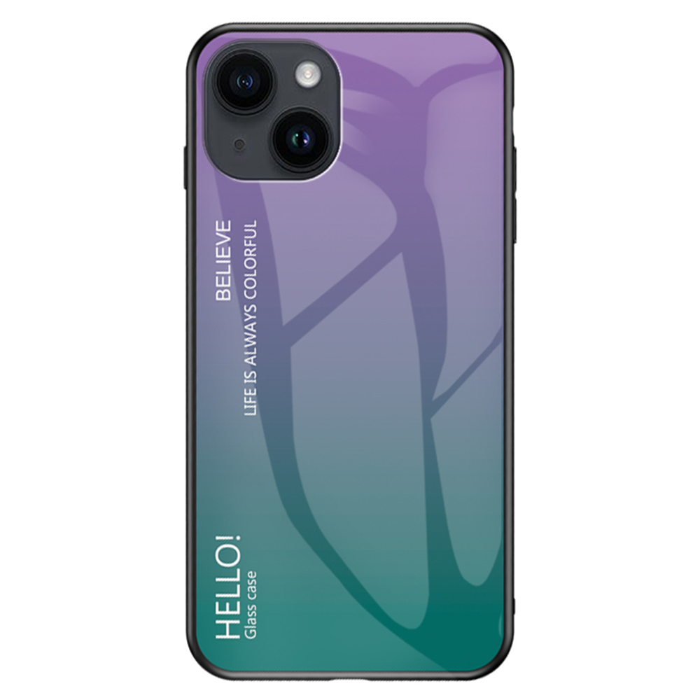 

Für Das Iphone 15 Schutzhelfeleiter Temperature+pc Back TPU -rahmengradientenhülle - Gradientenviolett, iPhone 15